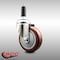 Service Caster 4 Inch 316SS Maroon Polyurethane Wheel Swivel 3/4 Inch Expanding Stem Caster SCC-SS316EX20S414-PPUB-MRN-34 - alternate 2